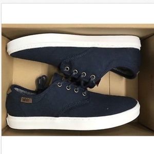 Vans Ludlow Canvas Dress Blues White Skate Shoes